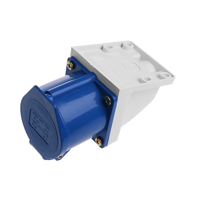 32 Amp 3pin Industrial Socket 220V-250Volt Weatherproof IP44 Waterproof 2P+E 32A