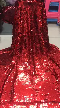 

African Wine Red Organza Sequins Lace Fabric 2019 Hot Sale Nigerian Wedding Dress High Quality Organza French Net Mesh Lace