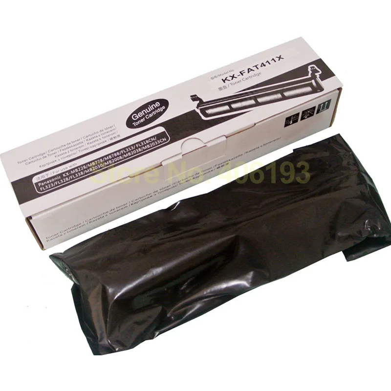 2 X KX-FAT411X KX-FAT411E KX-FAT461 KXFAT461 toner cartridge Compatible for Panasonic KX-MB2000 KX-MB2010 KX-MB