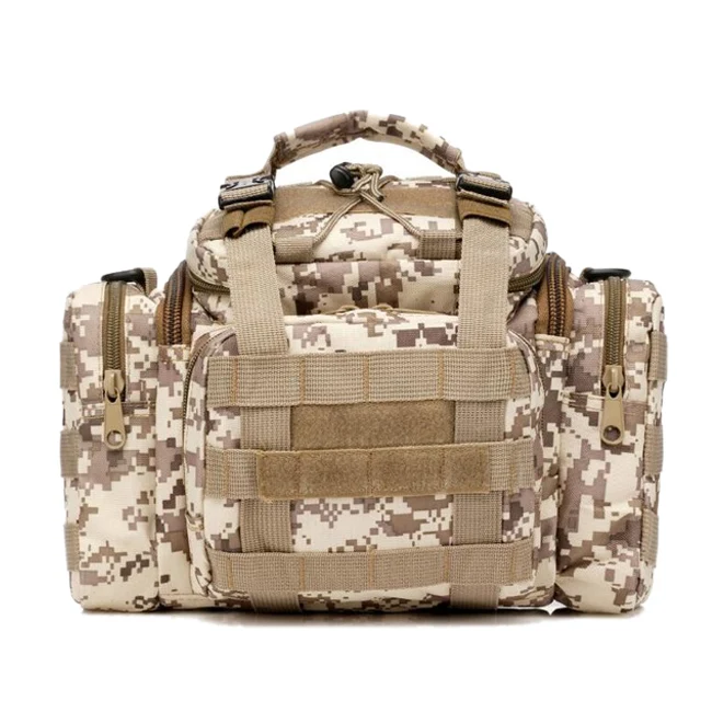 Военная тактическая поясная Сумка Molle спортивная сумка на плечо Водонепроницаемая оксфордская походная камуфляжная сумка XA739WA - Цвет: Desert Digital