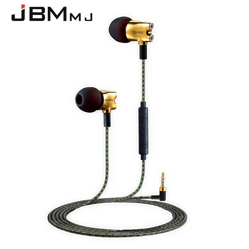 

Original JBMMJ S800 In Ear Headphones High Quality Metal With Microphone In-ear Earphone HiFi Headset IE800 Style