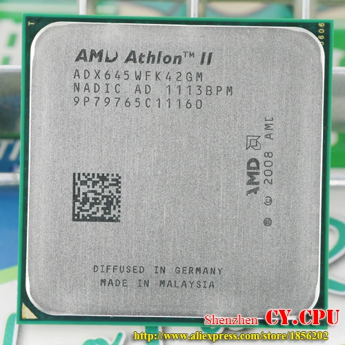 Процессор AMD Athlon II X4 645 четырехъядерный (3 1 ГГц/L2 2M /95 Вт/2000 ГГц) разъем am3 am2 +