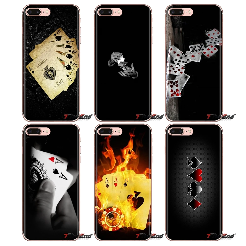 Покерная игровая пара Kings Art для HTC One U11 U12 X9 M7 M8 A9 M10 E9 Plus Desire 630 530 626 628 816 820 830