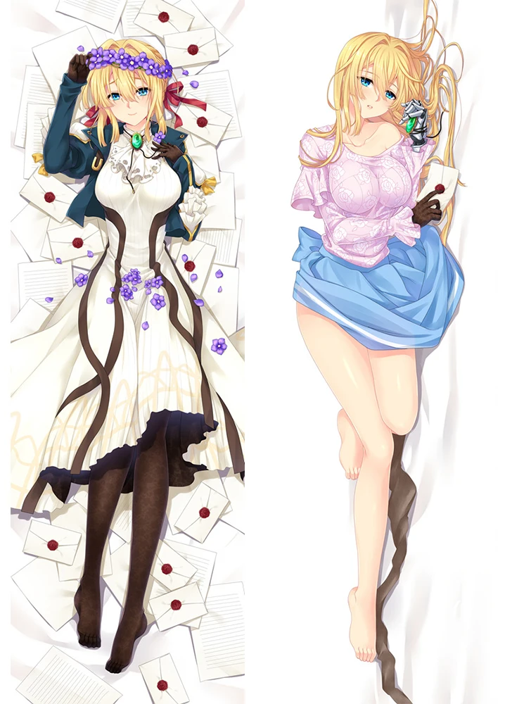 Обновление июля аниме фиолетовый эвергарден персонаж Cattleya Бодлер отаку Dakimakura наволочка обнимающая тело наволочка - Цвет: 17137-1