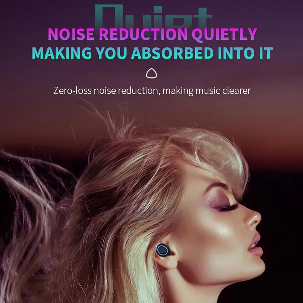 TWS Bluetooth 5.0 Earphones Portable Smart Band Headset Wireless Earphone Fitness Tracker Bracelet Storage Charger Earphones