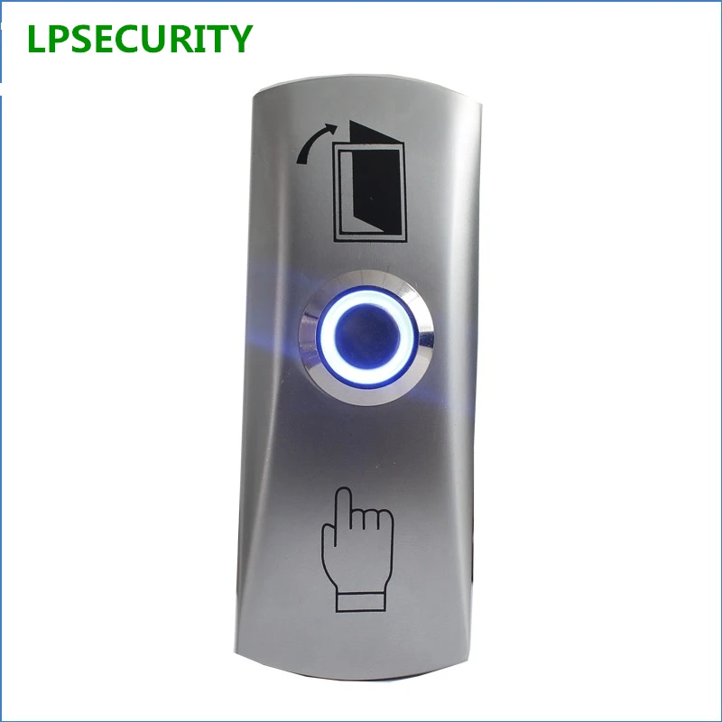 LPSECURITY NO COM светодиодный светильник кнопка "Exit" переключатель для система контроля допуска к двери дверной кнопочный переключатель