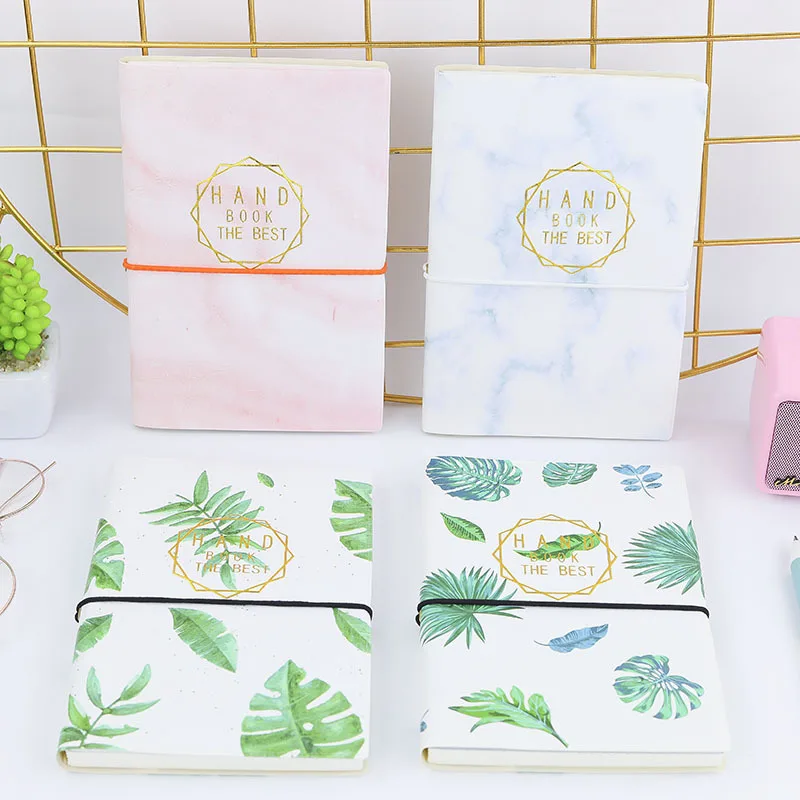 

Creative Stationery Marble Note Book Small Fresh Illustration Notebook Student Gift Diary School Supplies