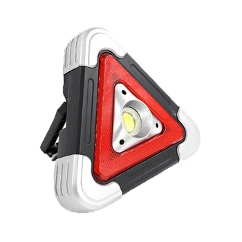 

Portable LED COB USB Solar Work Light Waterproof Caution Lamp 5 Modes Outdoor Camping Emergency Lantern 18650 Rechargeable