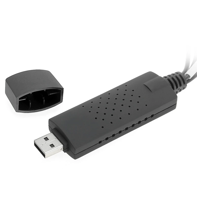 Портативный простой в использовании USB 2 0 Аудио Видео адаптер для карт VHS на DVD