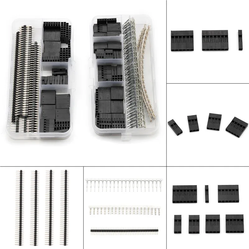 YT 345PCS Dupont Connector Pin Header Housing Kit Male/Female Pin