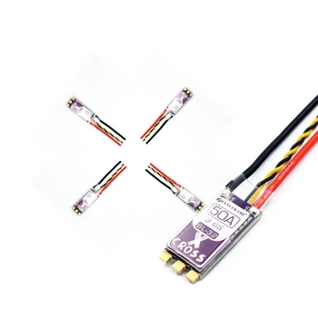 

1PC New Flycolor 3-6S 50A ARM 32-bit Brushless ESC for RC Racing Quadcopter Multicopter Low Resistance ESC Support Dshot1200