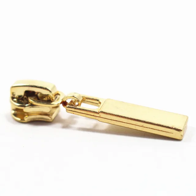 3 Wholesale 10pcs Zipper gold Metal Zipper Pulls zipper Head For Handbag/ Backpack/Clothing