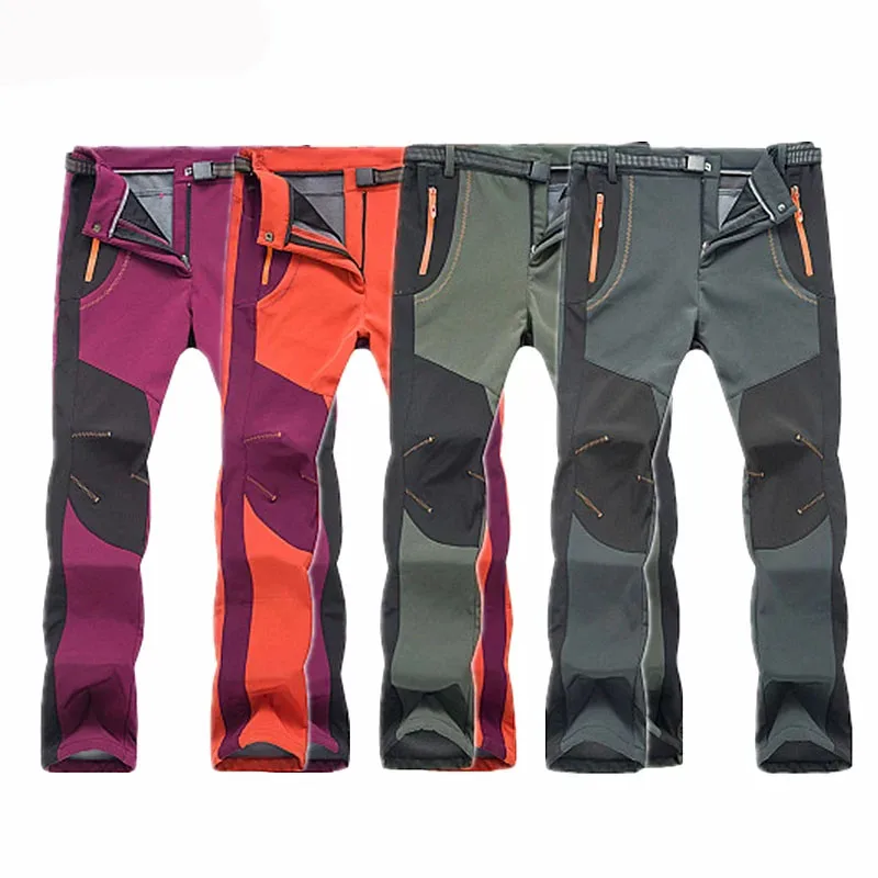 Los amantes impermeable Trekking pantalones ropa deportiva de invierno accesorios de las mujeres de los hombres pantalones de lana pantalones de senderismo pesca caza montaña Pantalones Los amantes impermeable Trekking pantalones ropa deportiva de invierno accesorios de las mujeres de los hombres pantalones de lana pantalones de senderismo pesca caza montaña Pantalones
