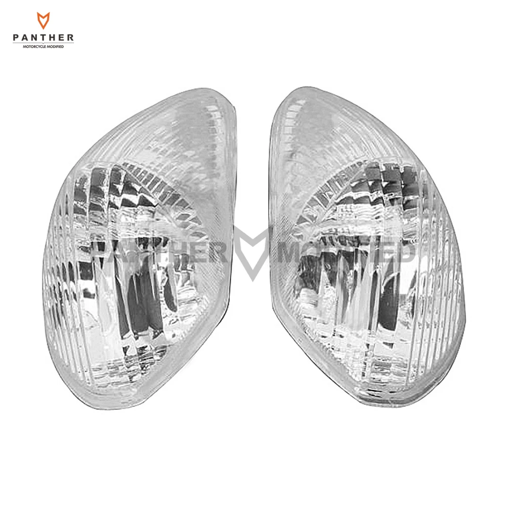 Clear Motorcycle Turn Indicator Signal Light Lens Moto Turn Lighting