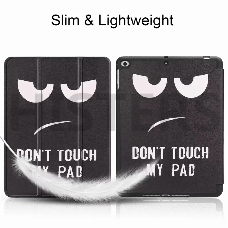 Чехол для iPad 9,7 A1893 A1954 A1822 A1823 Обложка для iPad Air 2 A1566 A1567 A1474 A1475 A1476 Funda_Pencil держатель и умные часы