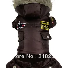 Коричневого цвета, Новое поступление, Толстая теплая зимняя куртка для собаки, почтой Китая, 2013 новая одежда для собак