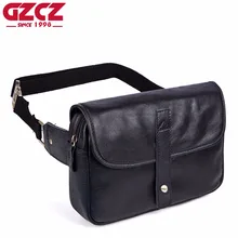 GZCZ мужские сумки из натуральной кожи, деловые портфели, сумка через плечо, роскошная брендовая сумка на плечо, Большая вместительная мужская сумка-мессенджер
