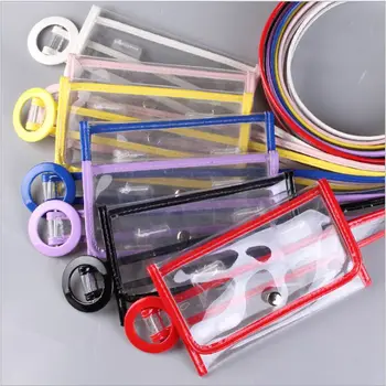 

Fanny Pack Women Belt Bag Transparent Women's Waist Basg Belt Mini Purse Plastic Waist Pack Small Square Bag Belts