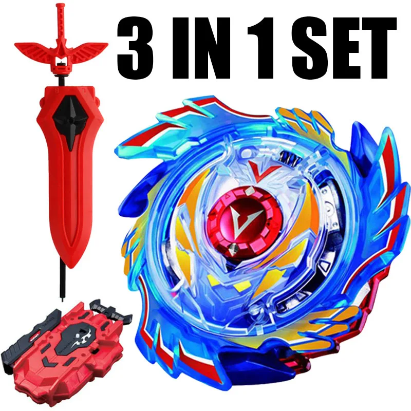 

God Valkyrie / Genesis Valtryek Spinning Top Burst STARTER B-73 W/ NEW Sword LR Launcher