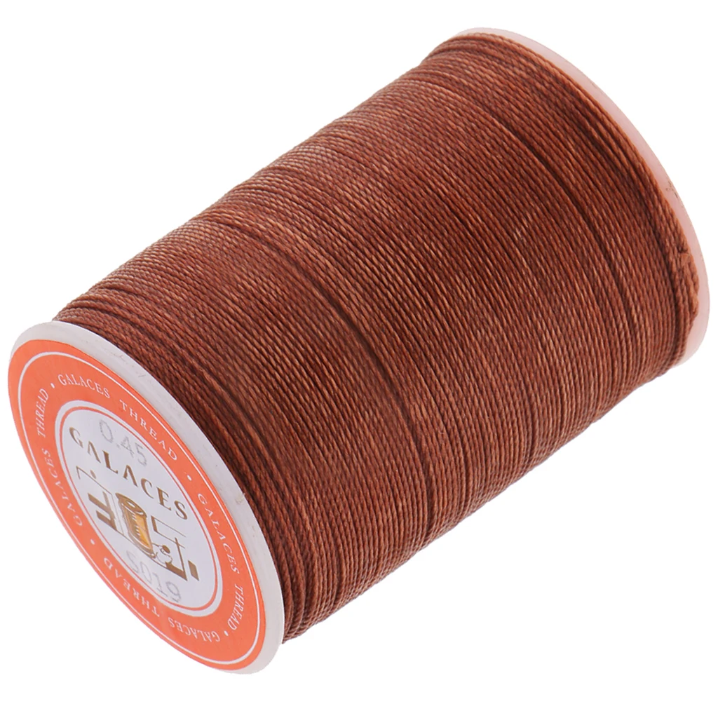 12 Colors 0.45mm Durable Leather Sewing Waxed Thread Cord For DIY Handicraft Tool Hand Stitching Thread 85 Meters