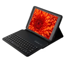 2 in 1 Portable Wireless Bluetooth Keyboard Detachable Removable PU Leather Cover Case Tablet Stand for Samsung Galaxy Tab S2 T8
