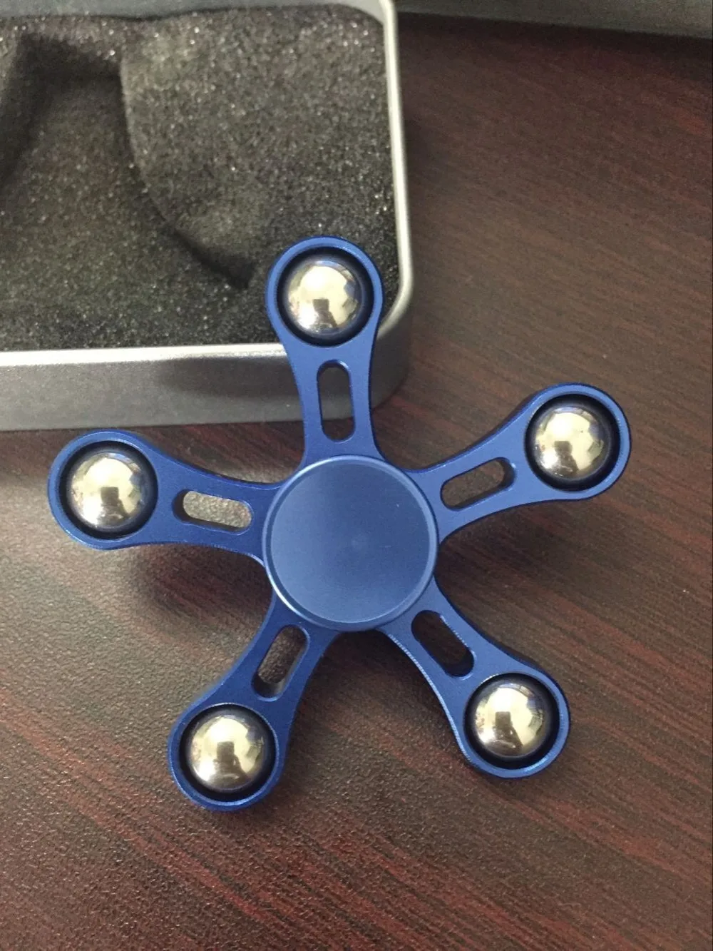 

5 Beads Star Fidget Hand Spinner Handspinner Gyro EDC Adults Toy Anti Stress Five star Gyroscope Finger Spinner Fidget Metal