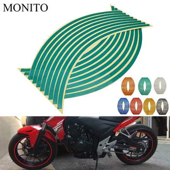 

Motorcycle Wheel Sticker 16" 17" 18" Reflective Decals Rim Tape Strip For YAMAHA WR450F WR250R WR250X WR450 SEROW 225 250