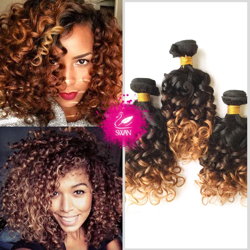 Swan Hair 9a Grade Human Hair Extension 3 Bundles Brazilian Spiral