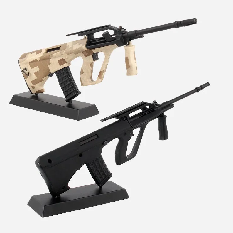 

Aug Alloy 1:3 Assault Rifle Metal Removable Gun Model Can Not Shoot Boy Gift Collection And Decoration
