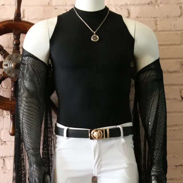 Linvme Fashion Solid Men Cotton 
