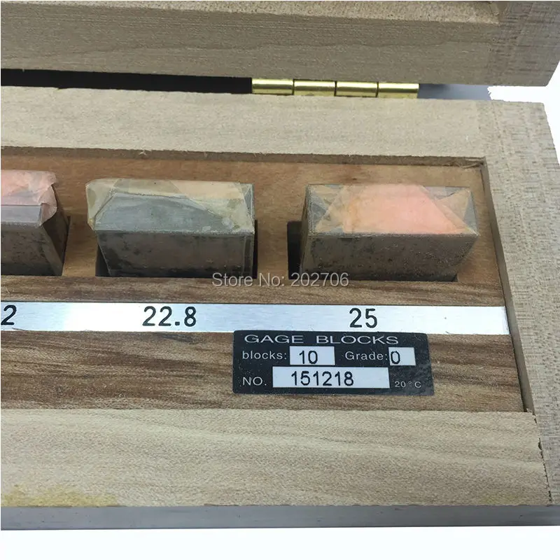 0-25 мм 0 Класс микрометр инспекции блок датчиков стальной блоки датчика Комплект блок датчика 10 шт./кор