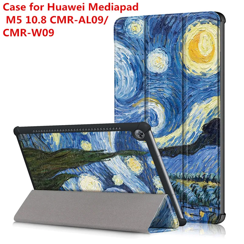 Rosbtib Coque Pour Huawei MediaPad M5/ M5 Pro 10.8 Pouce CMR-AL09 CMR-W09 Étui Cuir PU Avec Fonction Support Fente Pour Carte Housse Tablette Gaufrage Mandala Huawei MediaPad M5/ M5 Pro, Vert