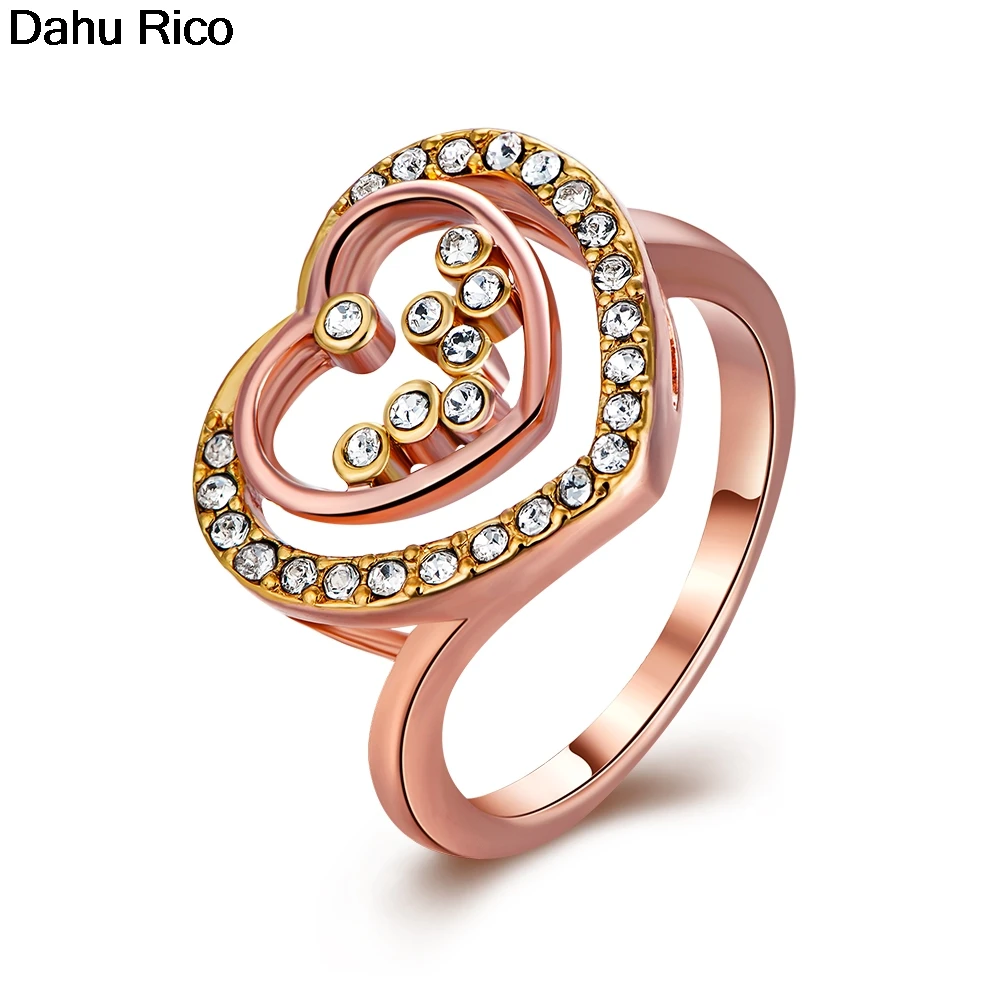 Женские кольца anillos heart alianzas стразы для женщин Ретро стиль|Кольца| |
