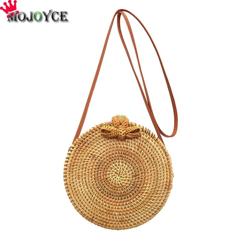 woven circle crossbody bag
