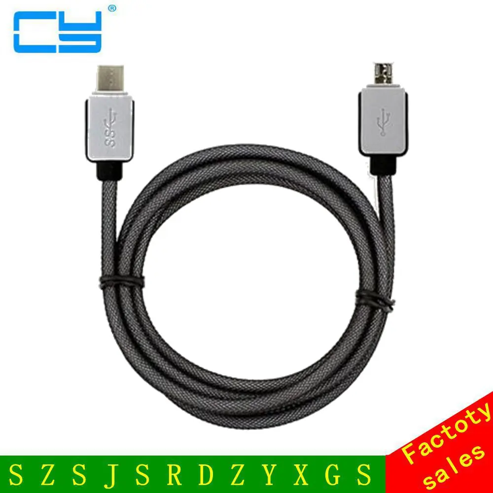 New Reversible Design USB 3.0 3.1 Type C Male to Micro USB 2.0 Male