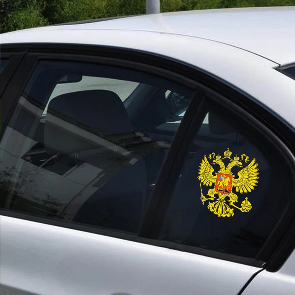 15*16 3 см 2 й половинный герб России никелевая Автомобильная наклейка наклейки для