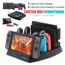 Дорожный переключатель аксессуары для рыбной ловли стойка для зарядного устройства зарядная док-станция для nintendo Switch Console Joy-con Pro контроллер