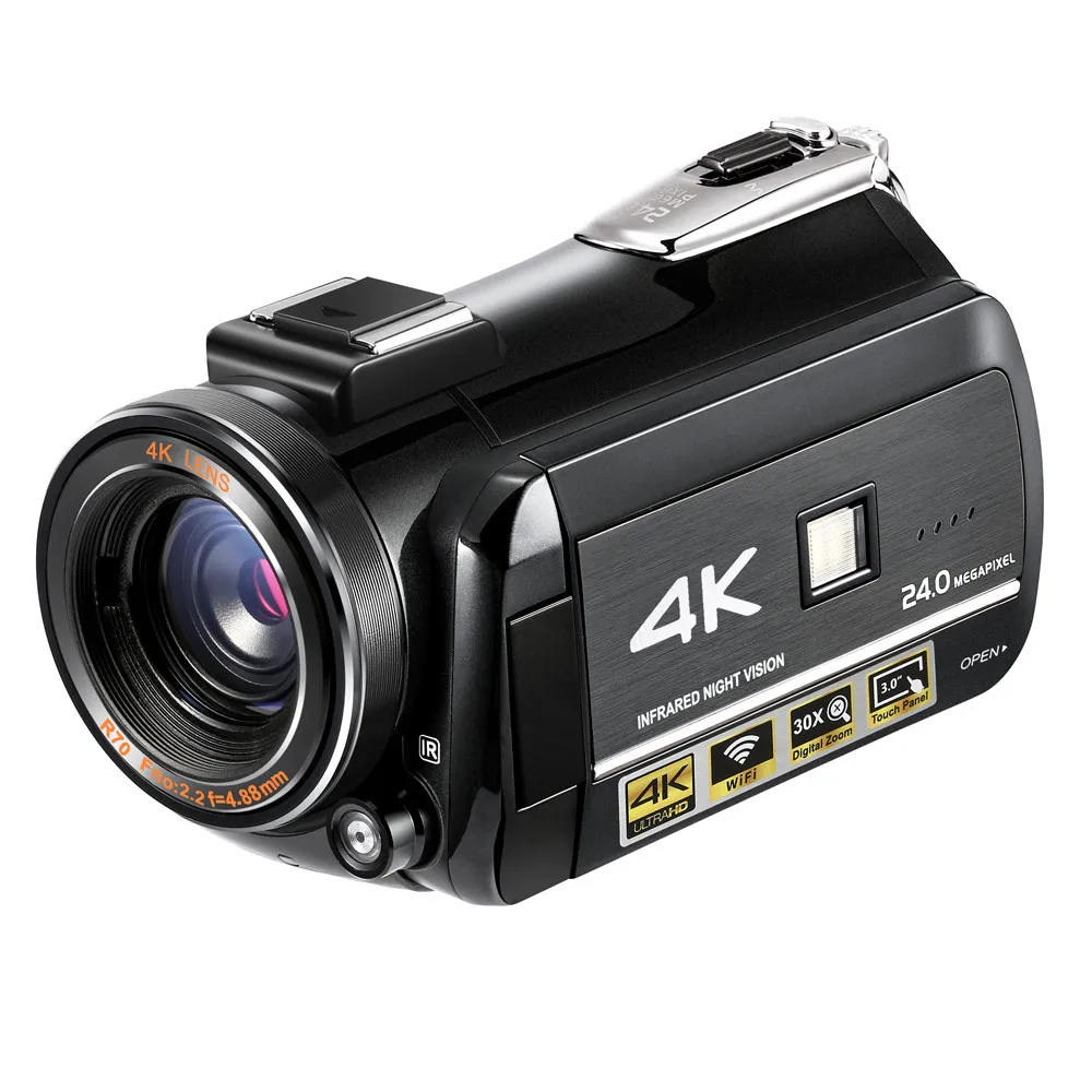 

4K Ultra HD 60FPS Video Camera with Wifi External Microphone Wide Angle Lens and Lens Hood 640*360(30fps) USB2.0/DC IN/MIC IN