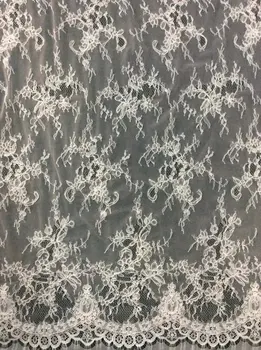 

Gorgous 3meters/pc Off White Wedding Bridal Cord Lace Fabric Lady Dresses