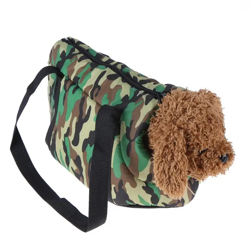 Portable Pet Carrier Dog Backpack Outdoor Camo Print Slings Pet Bag Dog