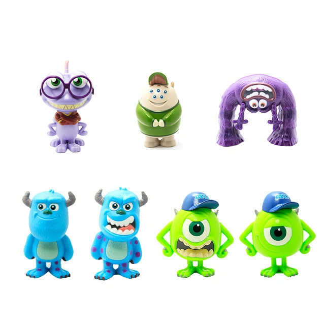 Cheap 10CM Monsters University Mini Funny Action Figures Anime Models ABS Toys Dolls Kids Gifts Ornaments Toys Figurine Models Dolls