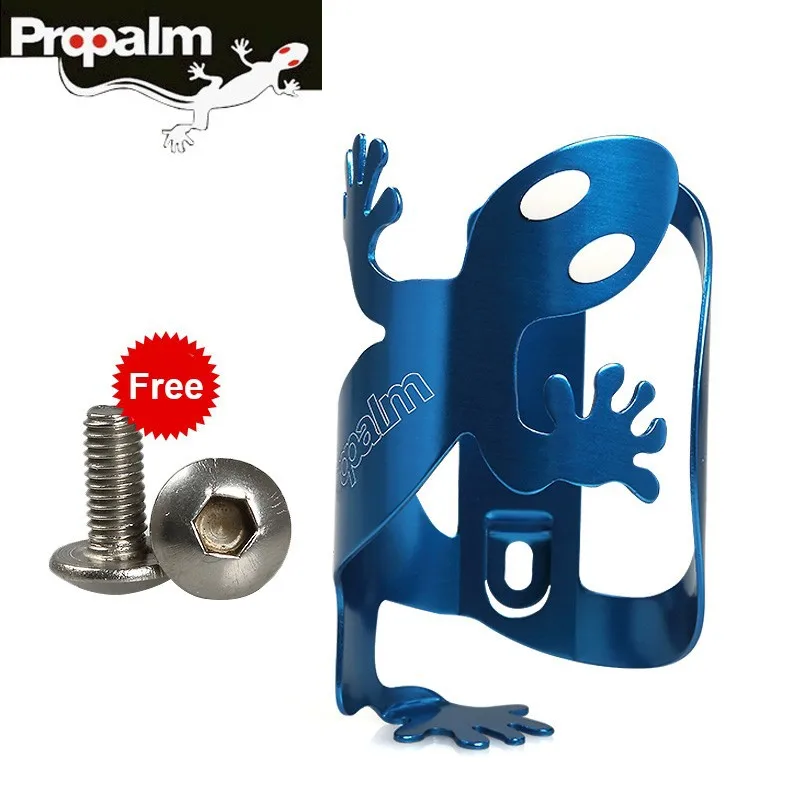 PROPALM  gecko bike bicycle bottle cage bottle bracket holder anode Aluminum colorful (3)