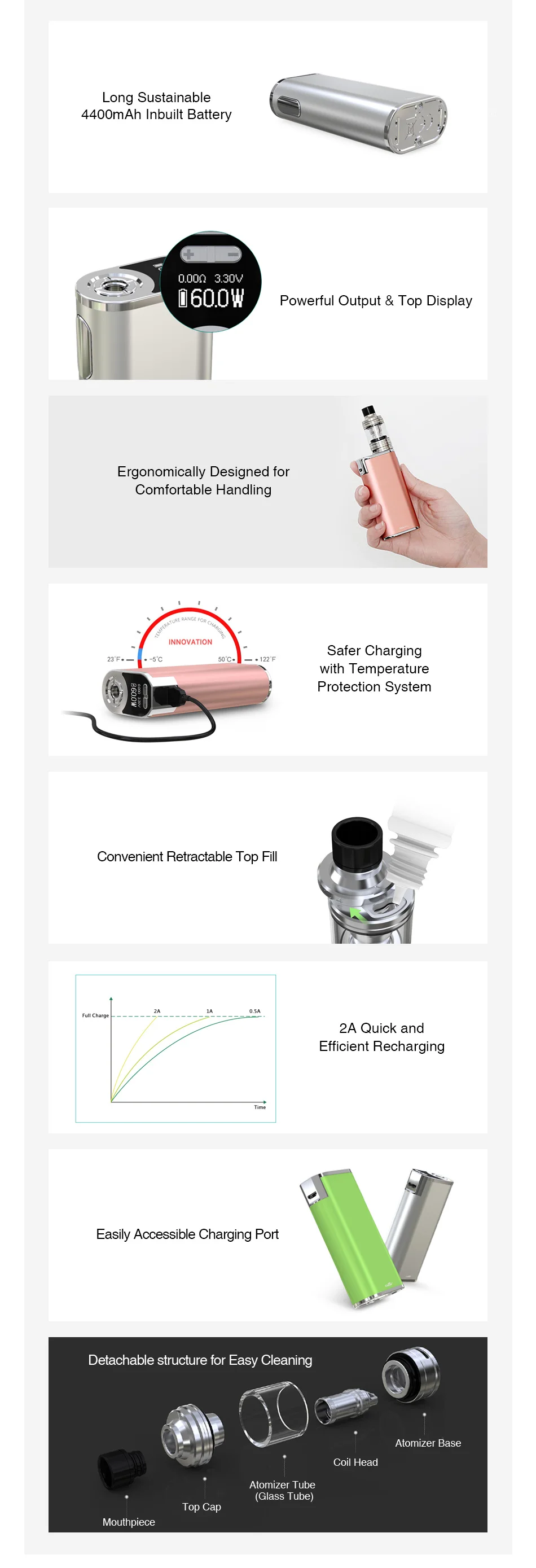 Eleaf iStick Melo 60W with Melo 4 TC Kit 4400mAh