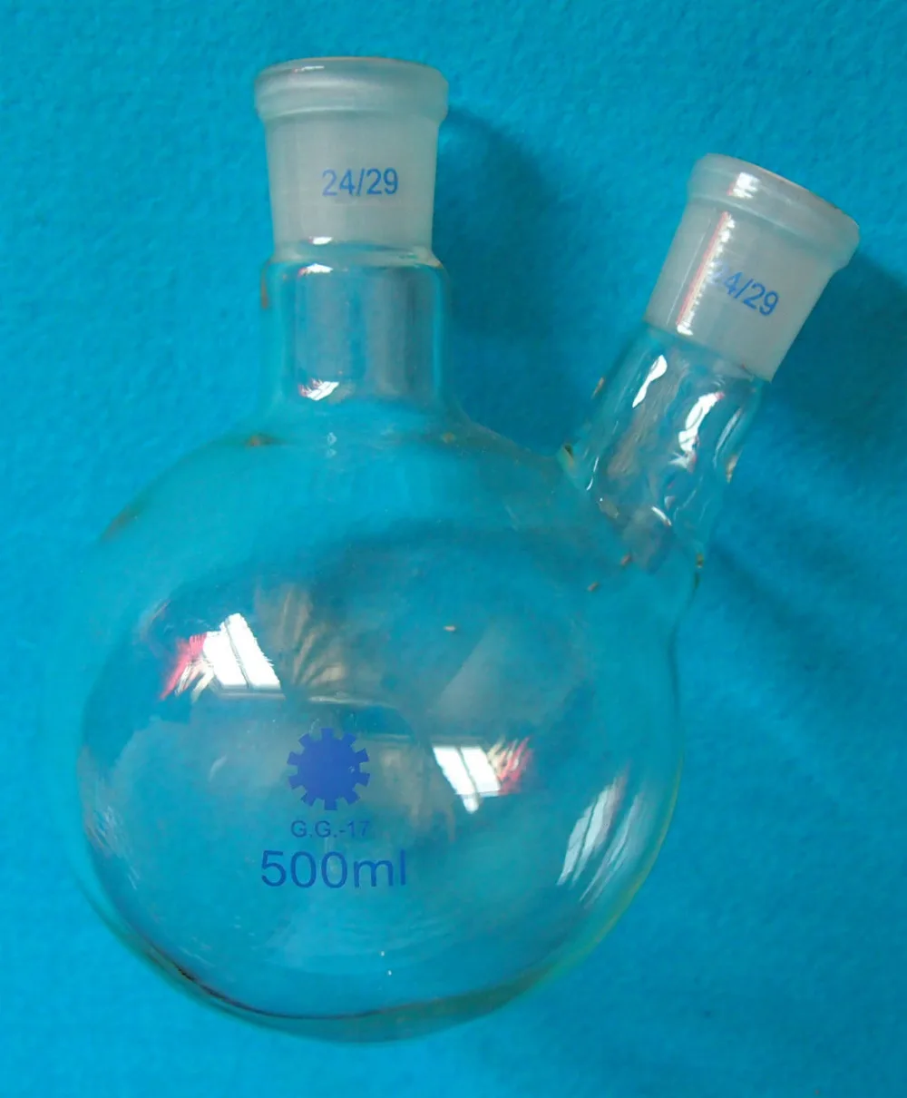Glass Two Necks Round Bottom Boiling Flask 1000mL 29//42 and 24//40