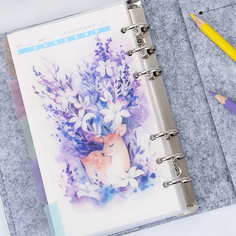 Как украсить тетрадь внутри рисунками