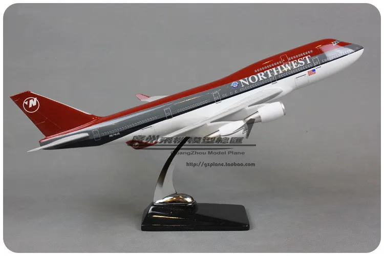 47cm Resin Northwest Airlines Airplane Model Boeing 747-400 Aircraft Model B747-400 Airways Airbus Model American Aviation Model 47cm Resin Northwest Airlines Airplane Model Boeing 747-400 Aircraft Model B747-400 Airways Airbus Model American Aviation Model