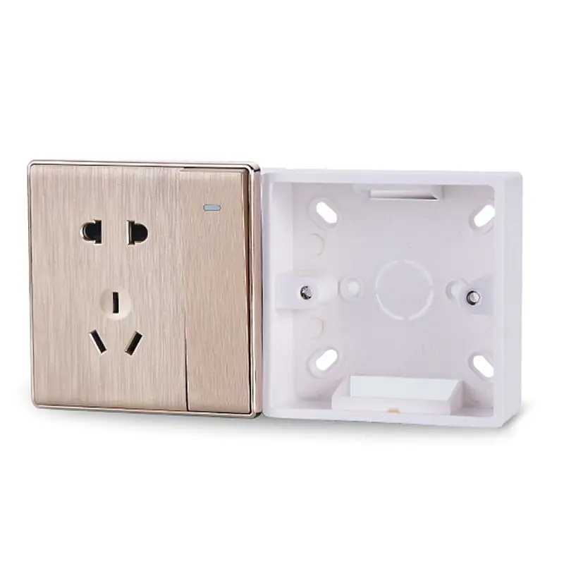 

86X86 PVC Thickening Junction Box Wall Mount Cassette For Switch Socket Base Switch Bottom Box Electrical Box Accessories