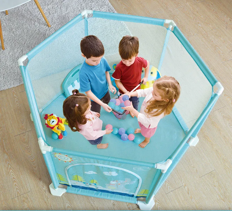 Online Anak Anak Aktivitas Pagar Boks Bayi Playard Safety Bermain Pagar dengan 20 Pcs Laut Bola Plastik Portabel Gym Bayi playlist Harga Anak Anak Aktivitas Pagar Boks Bayi Playard Safety Bermain Pagar dengan 20 Pcs Laut Bola Plastik Portabel Gym Bayi playlist