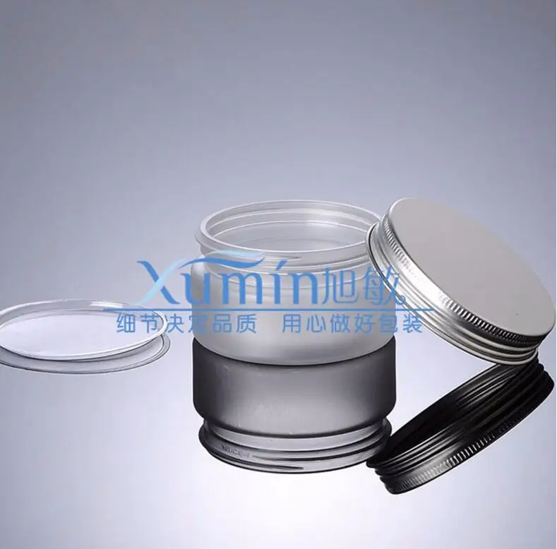 Download Free shipping 50pcs/lot 100g/ml Empty Plastic Cosmetic PET matte cream jar, Cosmetic Containers ...