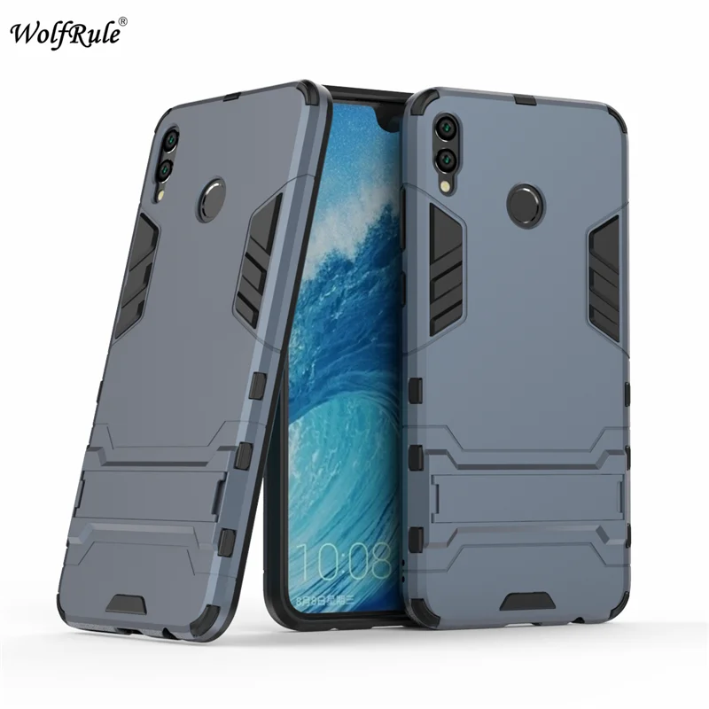 

Cover Huawei Honor 8X Max Case Enjoy Max 7.12" Silicone Rubber Robot Armor Hard PC Back Case For Huawei Honor 8X Max Cover Funda